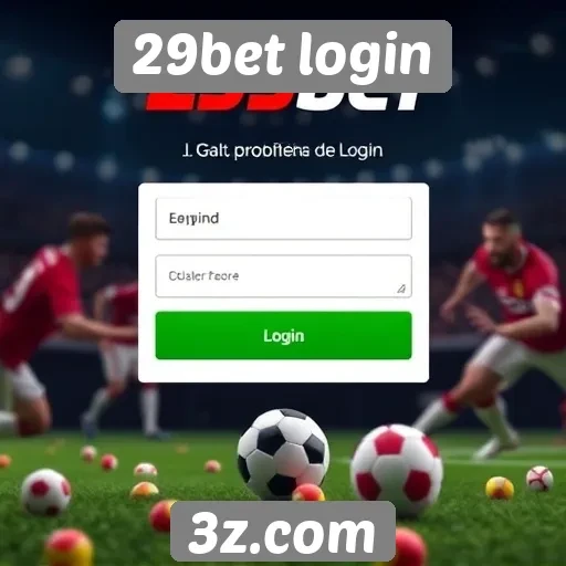 Avaliação da experiência de login no 29bet