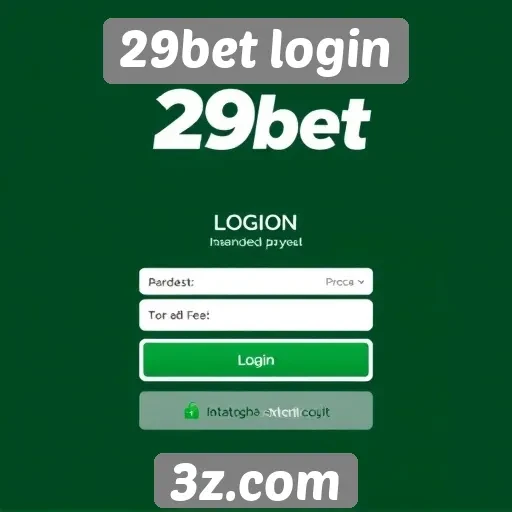 Características do site 29bet que facilitam o login